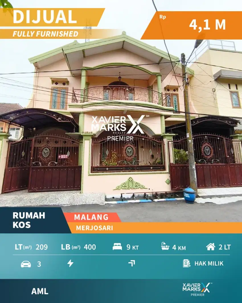 e013 Dijual Rumah dan Kost-kostan Full Furnished, Siap Huni