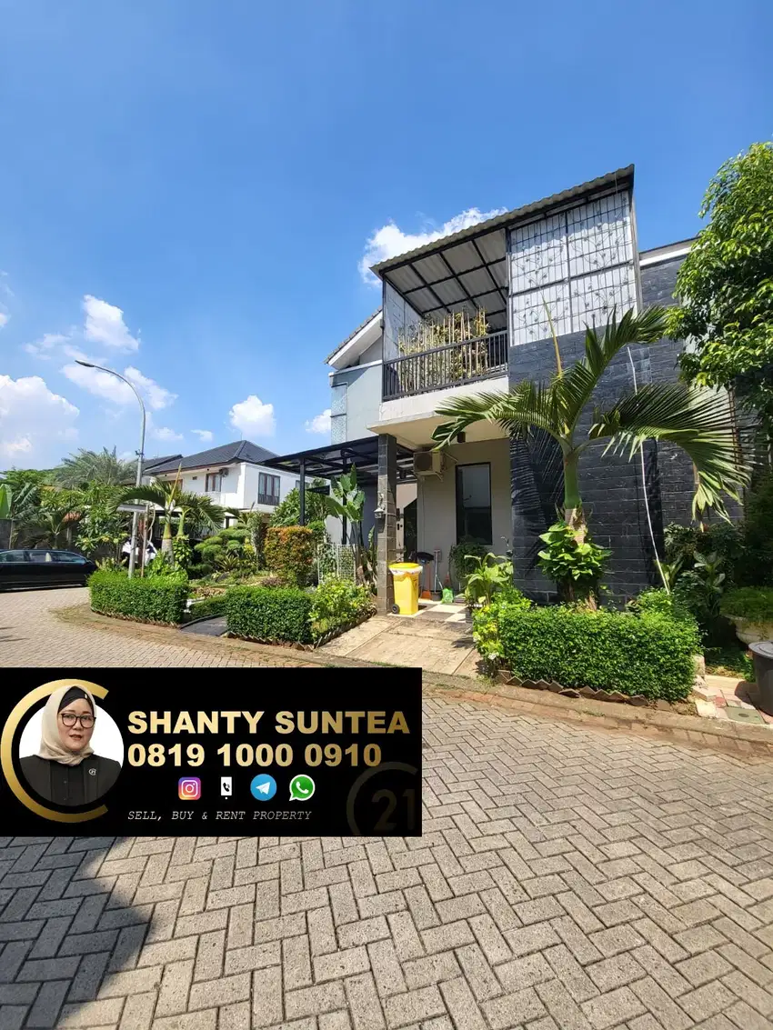 Rumah Minimalis Modern Hook di Permata Bintaro Jaya Sektor 9 SC-15021