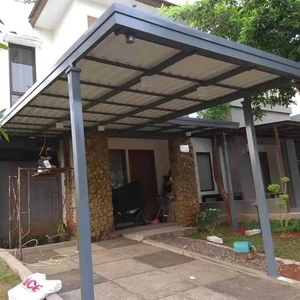 Bengkel las Lampung tralis kanopi pintu pagar gerbang tangga