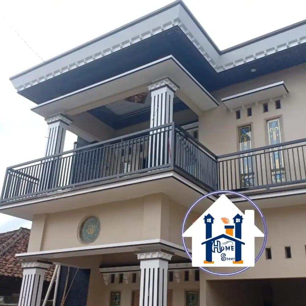 Bengkel las Lampung tralis kanopi pintu pagar gerbang tangga