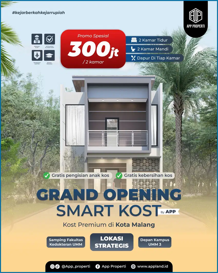 Dijual Rumah Kost di Malang – Dekat Fakultas Kedokteran UMM