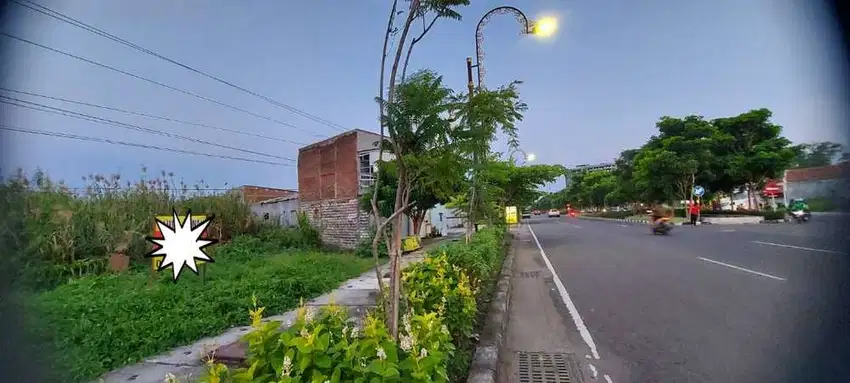 TANAH NOL JALAN RAYA MERR JARANG ADA dekat wiguna purimas rungkut