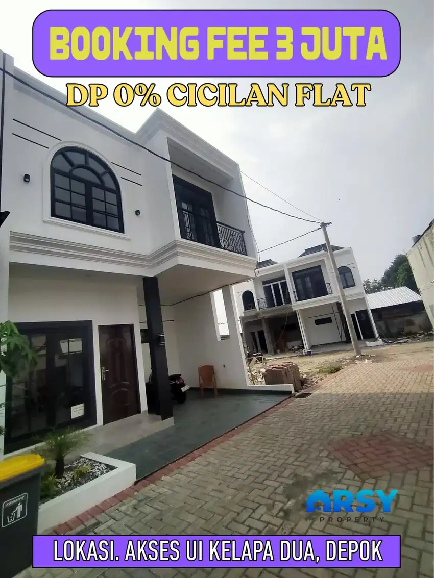 Rumah 2lt dekat Mako brimob kelapa.dua depok