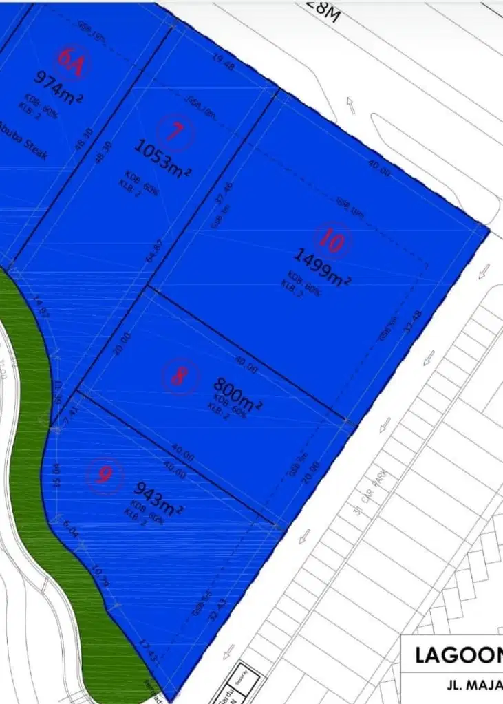dijual kavling Komersial Lippo Cikarang the Lagoon Lippo Cikarang