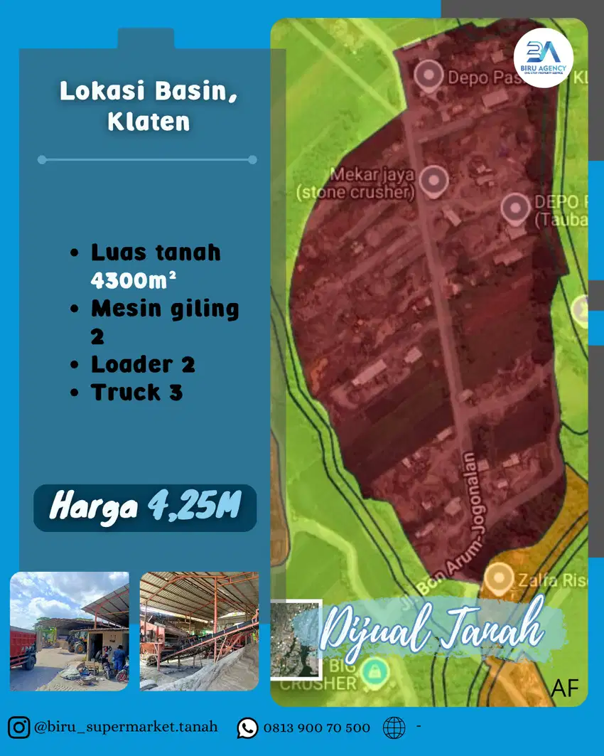 Tanah Bonus Mesin Giling