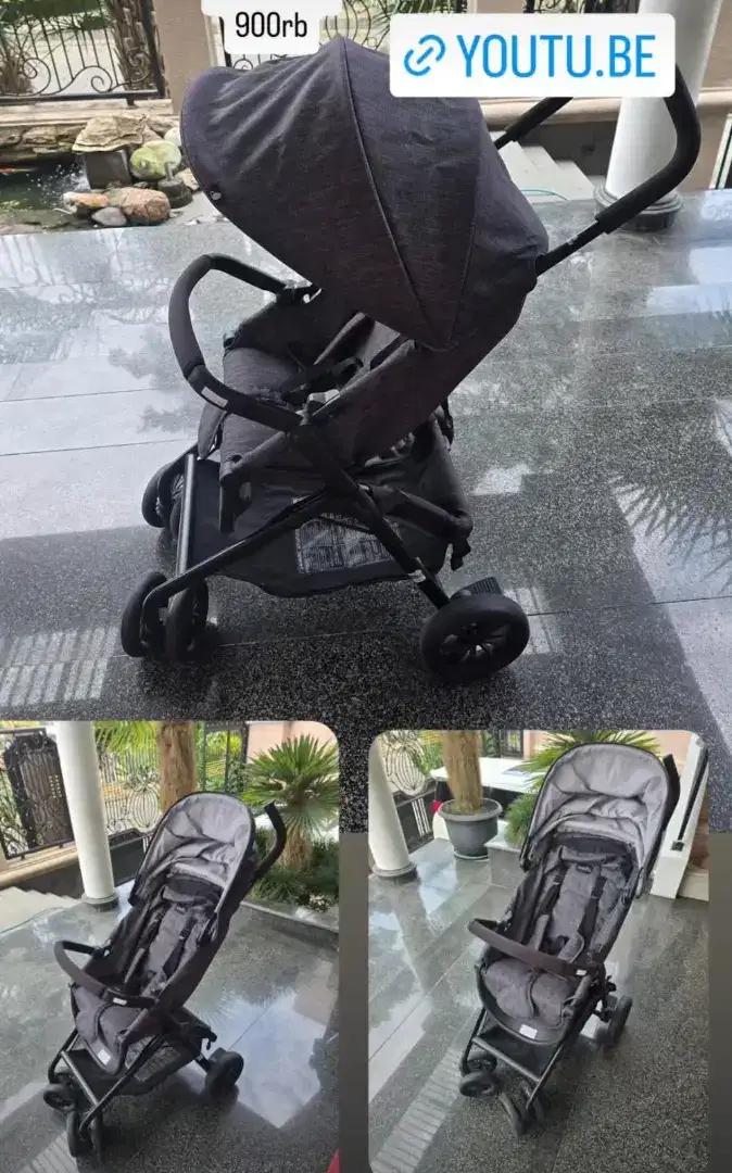 Stroller merk Evenflo Chocolatte Sibby