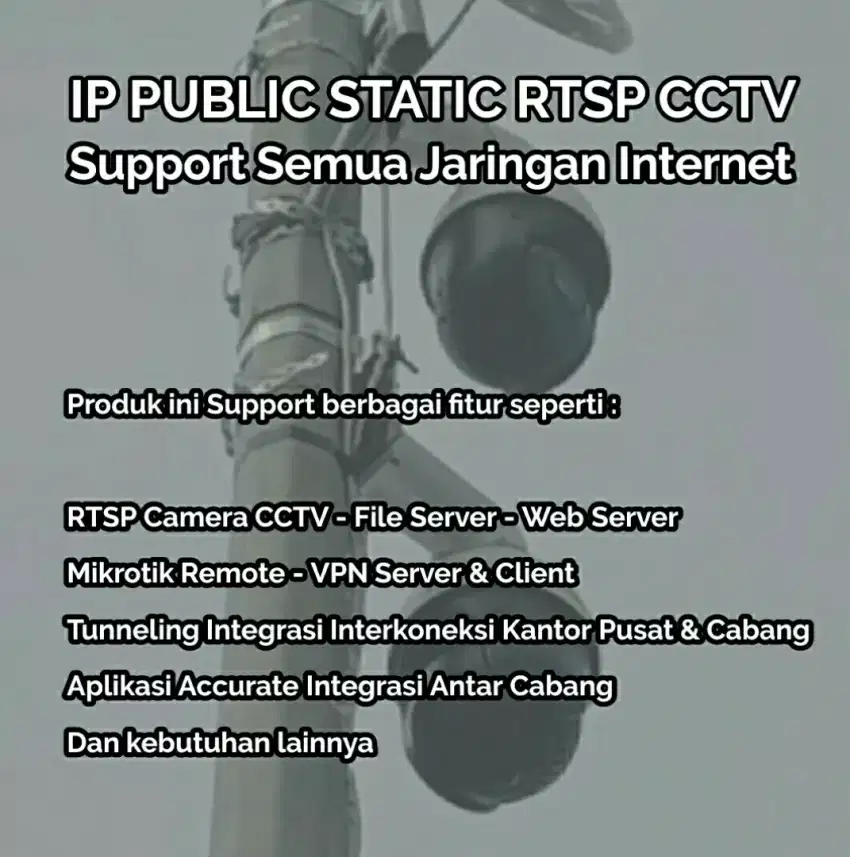 ip publik statik web server rdp rtsp camera cctv