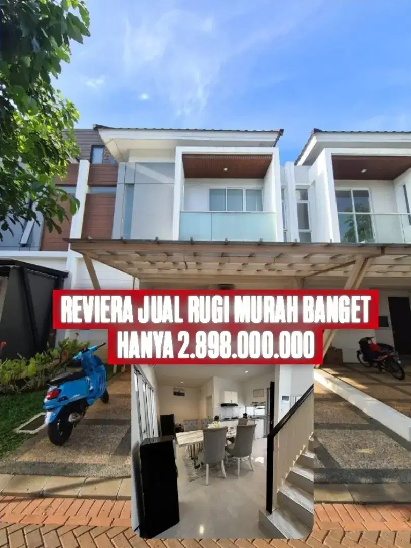 JUAL RUGI! MURAH BANGET Reviera Puri Metland Dkt Greenlake Green lake
