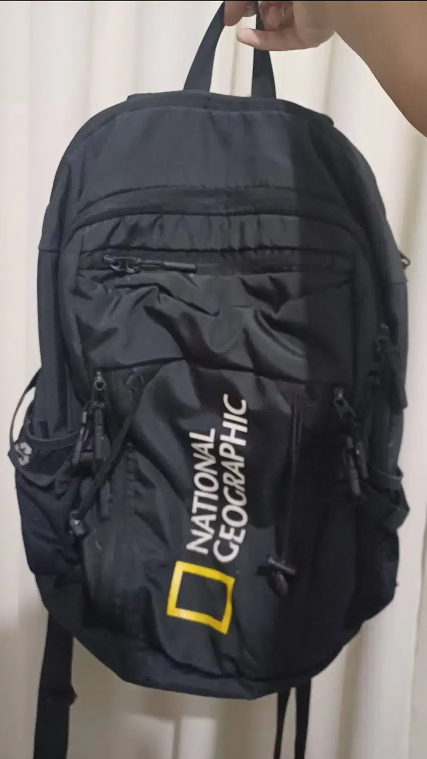 (ORIGINAL & BISA COD) Bagpack Laptop National Geographic RFID - Hitam