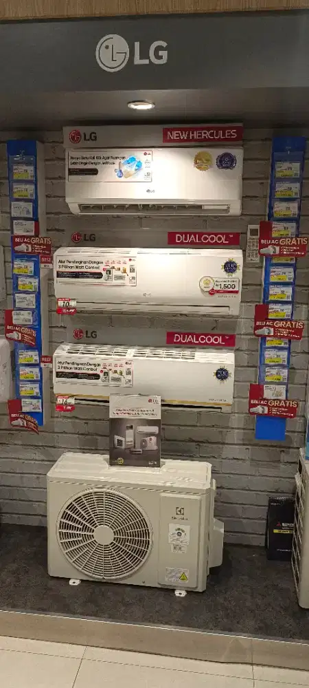 AC LG 1/2PK Inverter Baru (Kredit Tanpa DP)