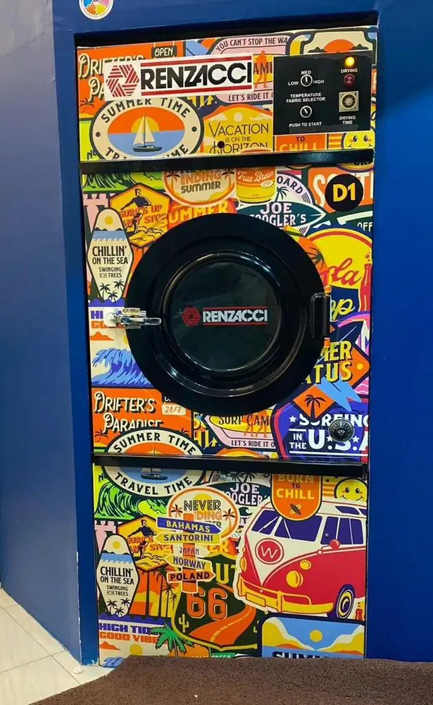 DIJUAL MESIN PENGERING HOTEL/SPA/INDUSTRI MERK DRYER RENZACCI 25Kg