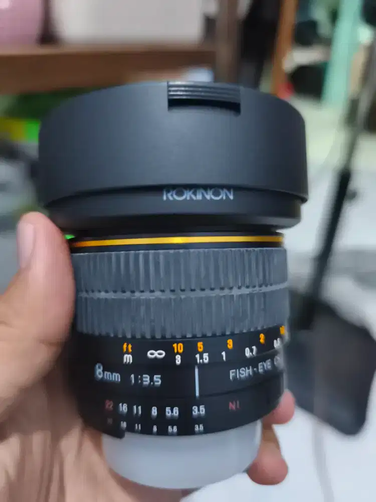 Lensa ROKINON 8mm f3,5 fish eye