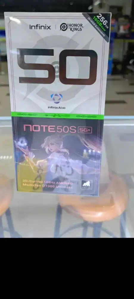 Infinix note 50S 5G plus 8/256 layar lengkung