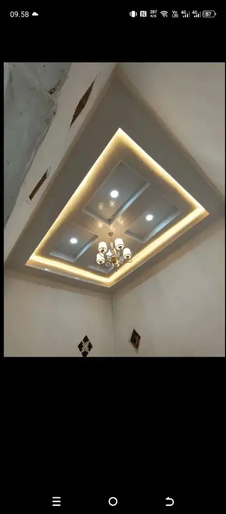 Plafon pvc terpasang