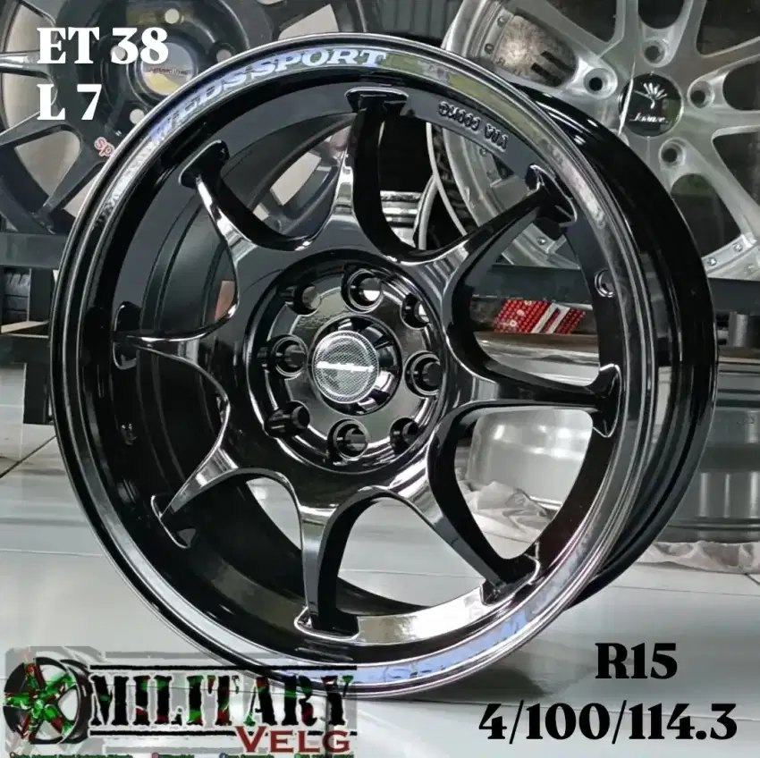 Whedsport TC05 R15 Blackglossy