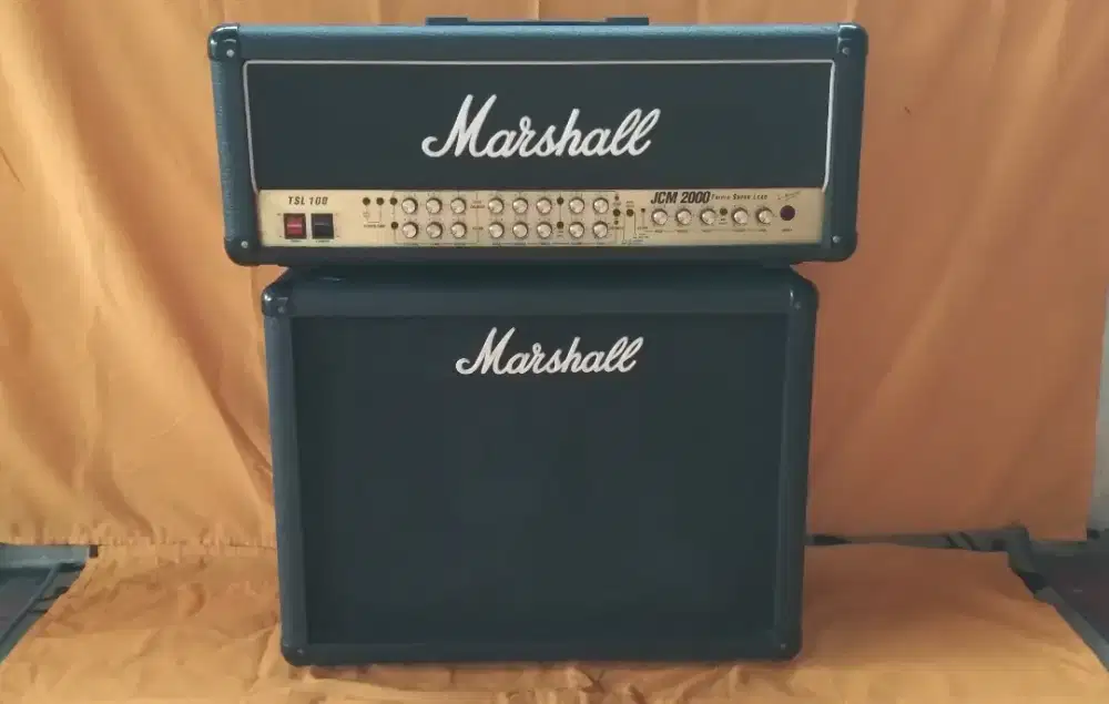 Head Marshall JCM 2000 Triple Super Lead 3 channel 100 Watt + Cab 2x12