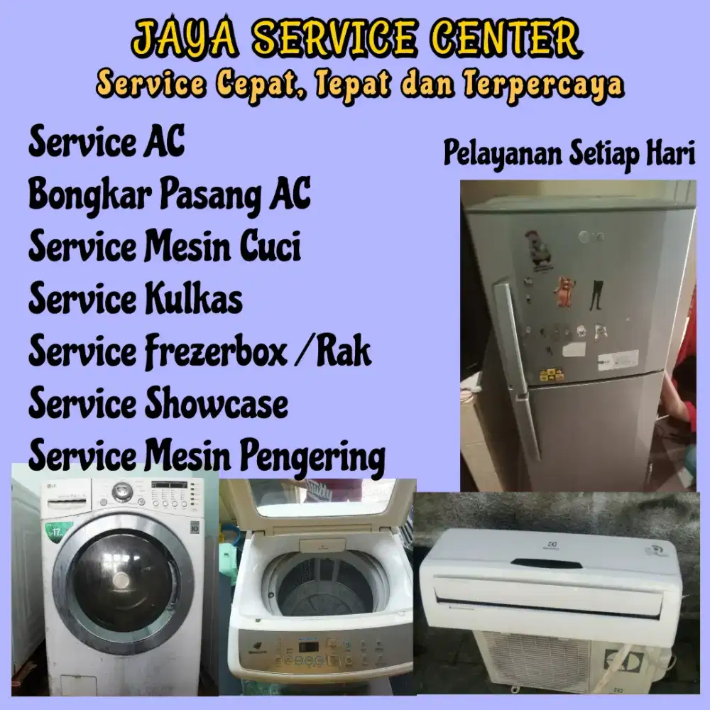 Service Mesin Cuci AC Frezer Servis Kulkas Bongkar Pasang AC Surabaya