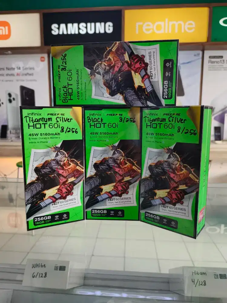 Infinix Hot 60i 8+8/256 baru
