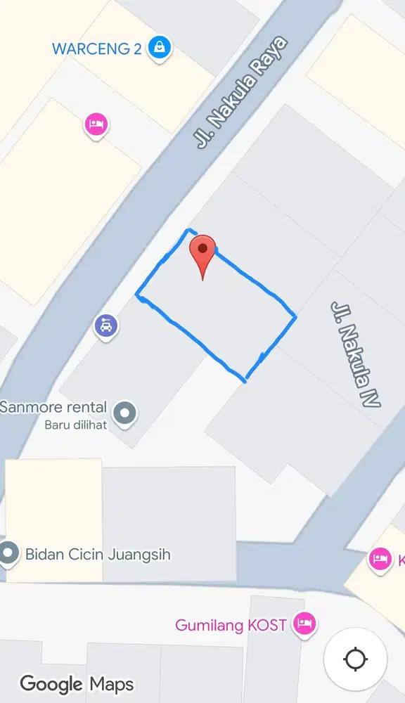 Jual tanah kavling di perumnas bumi teluk jambe karawang