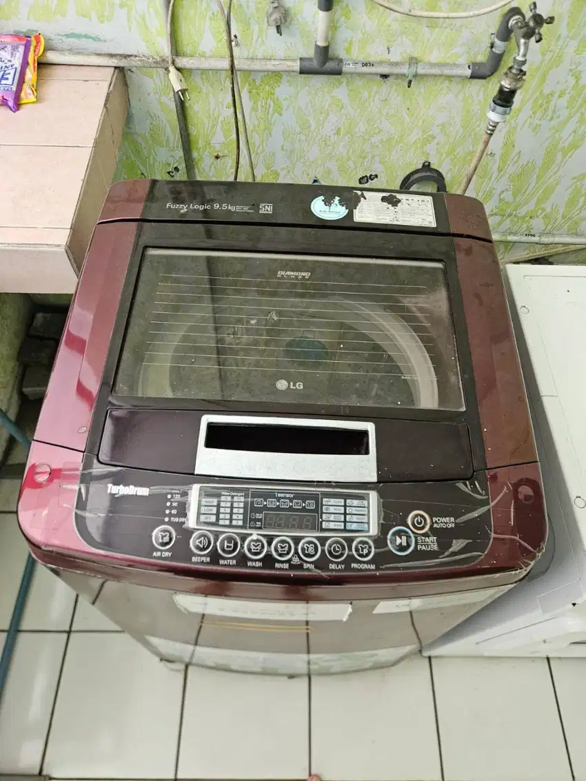 Jual Mesin cuci LG Turbo kapasitas 8 kg