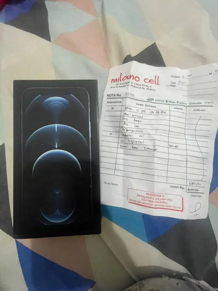 Preloved iphone 12pro inter 128