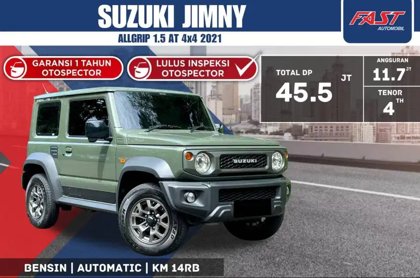 SUZUKI JIMNY ALLGRIP 2021 1.5 AT 4X4 LOW KM.14RB & PAJAK PANJANG #F7ST