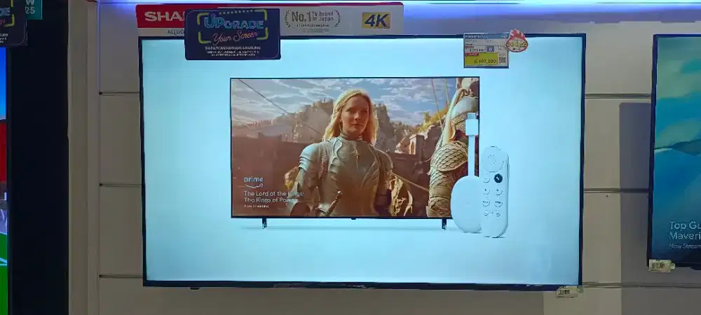 (Promo) Sharp 4K Google TV 55 (Kredit Tanpa DP)