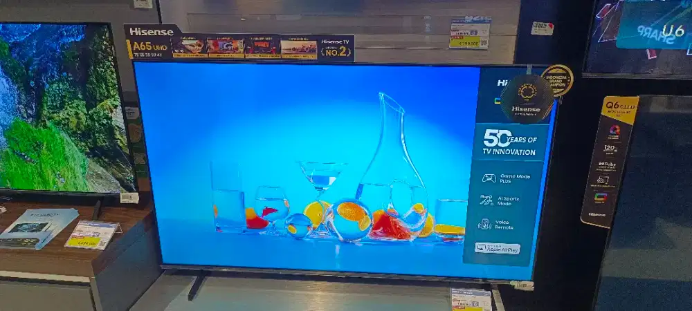 (Promo) Hisense 4K Google TV 55 Baru (Kredit Tanpa DP)