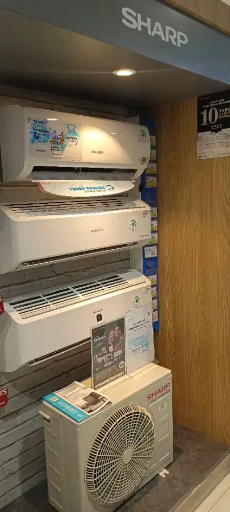 (Promo) AC Sharp 1/2PK Baru (Kredit Tanpa DP)