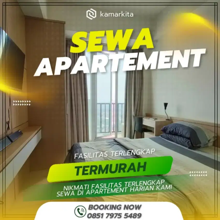 Sewa Apartemen Jakarta Pusat GREEN PRAMUKA Harian Transit Termurah