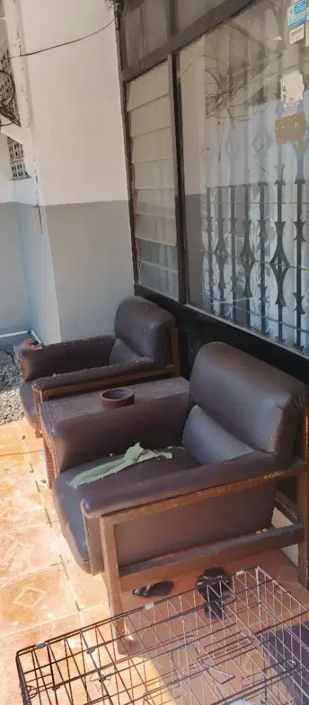 Kursi Sofa Kayu Jati Asli