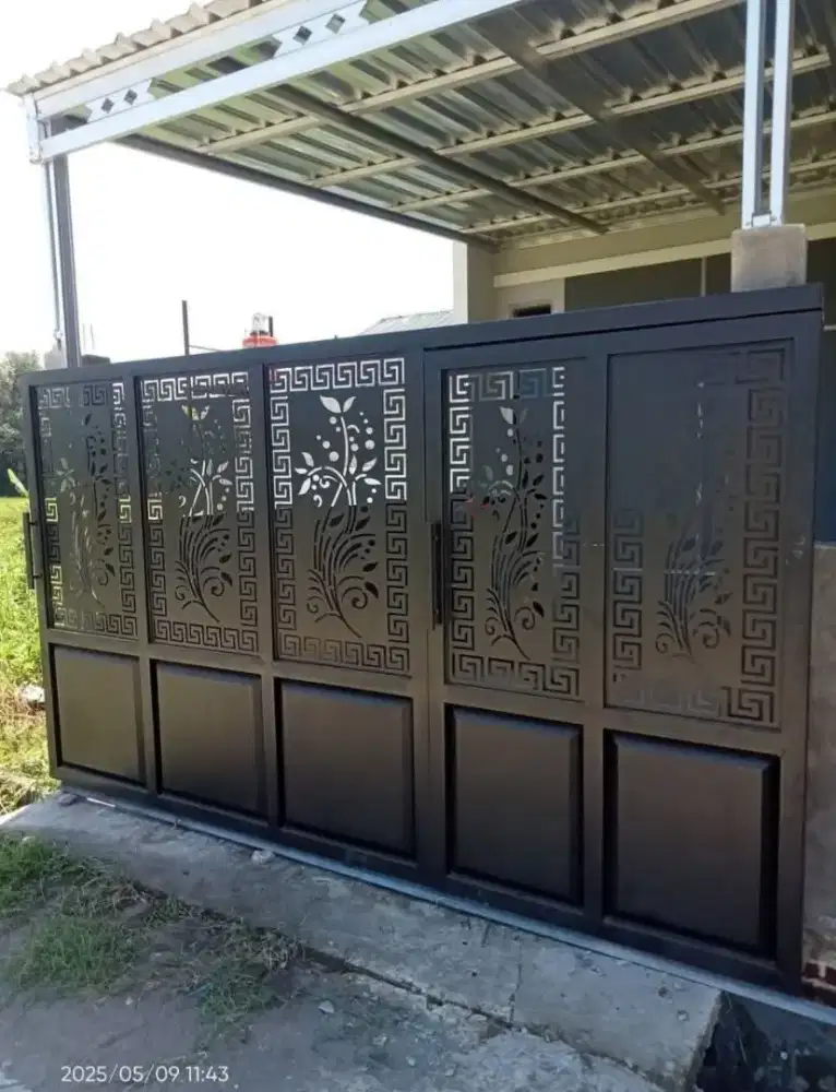 Pagar tralis minimalis moder