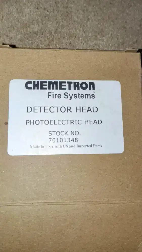 Chemetron detector smoke head