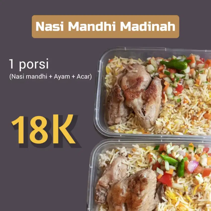 Nasi Mandhi Ayam open P.O. sabtu dan minggu