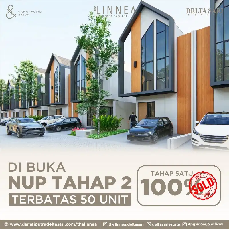RUMAH MURAH DEKAT BANDARA JUANDA DELTA SARI INDAH WARU SIDOARJO