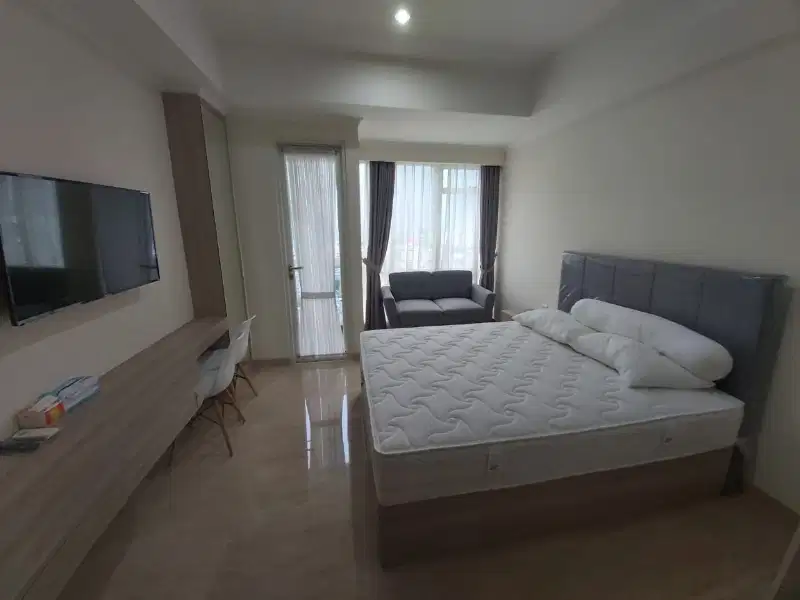 sewa studio apartemen Menteng Park, full furnish lengkap