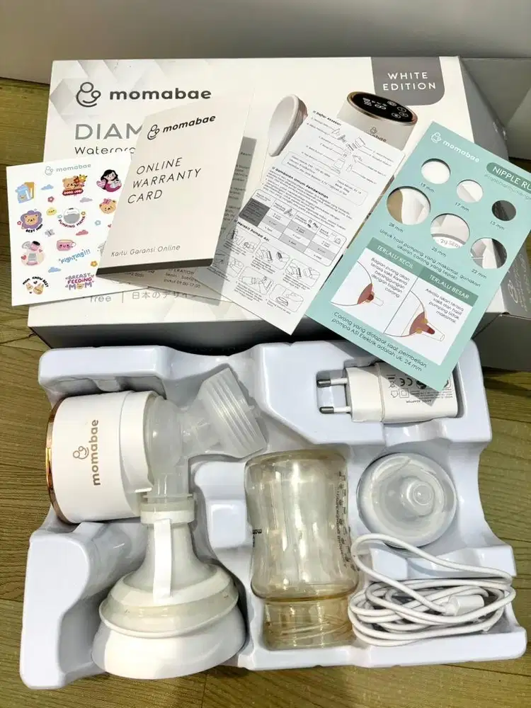 Preloved momabae pumping diamond white