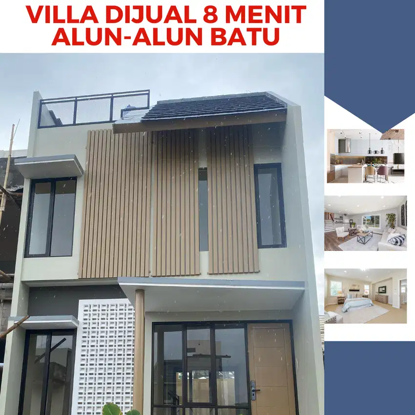 Dijual 10 menit Alun-Alun BatuVilla