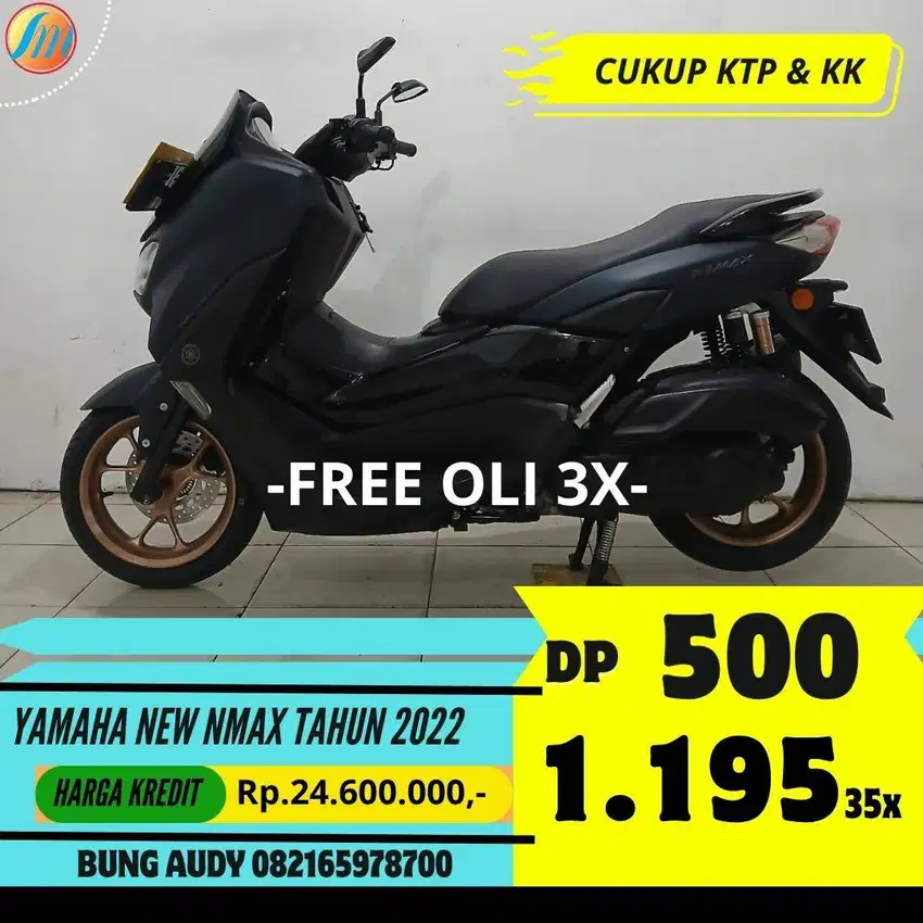 YAMAHA NEW NMAX TAHUN 2022 GRATIS KIRIM SEJABODETABEK, BERGARANSI