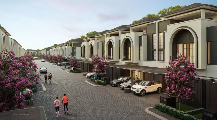 Rumah 2 Lantai Premium di HIERA BSD City DP Bisa 0% View Danau