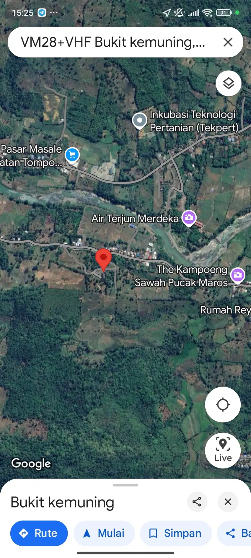 Tanah luas Pucak Maros