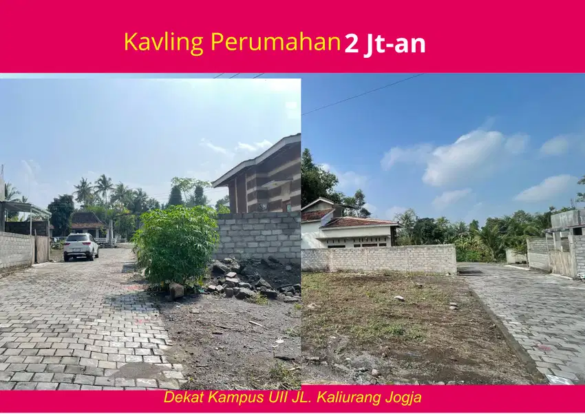 Di Dekat Pasar Jangkang Dijual Tanah Jalan Kaliurang Yogyakarta