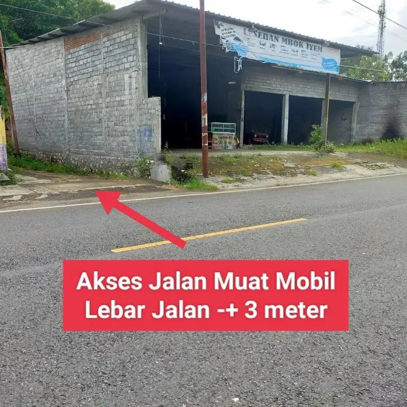 Jual Tanah di Kota Wonosari Gunung kidul murah strategis