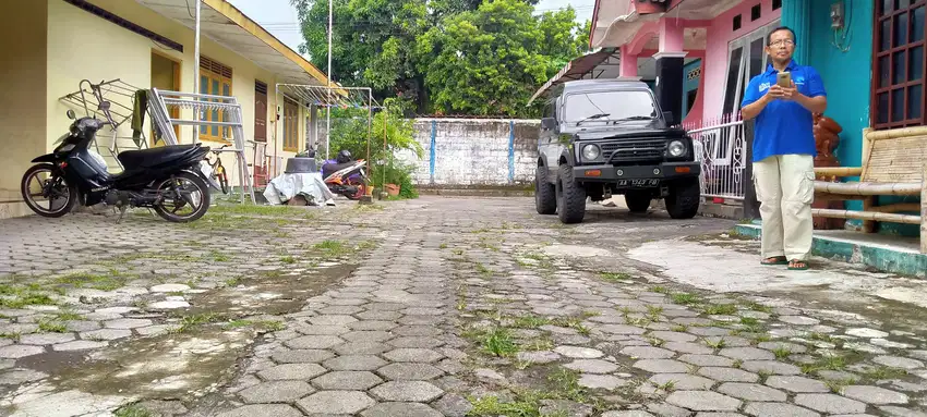 JUAL PEKARANGAN SHM BONUS RUMAH GUDANG DI JL.WATES KM.03 BARAT WIROBRA