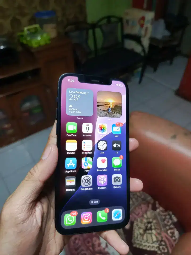 Iphone 12 fullset wifi only 128gb