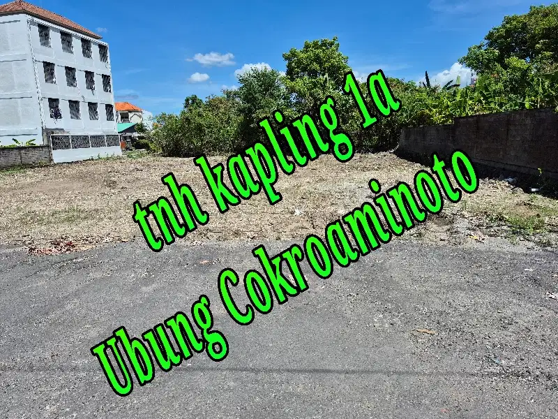 Dijual Tnh Kapling di area Ubung Jln Cokroaminoto Denpasar Bali