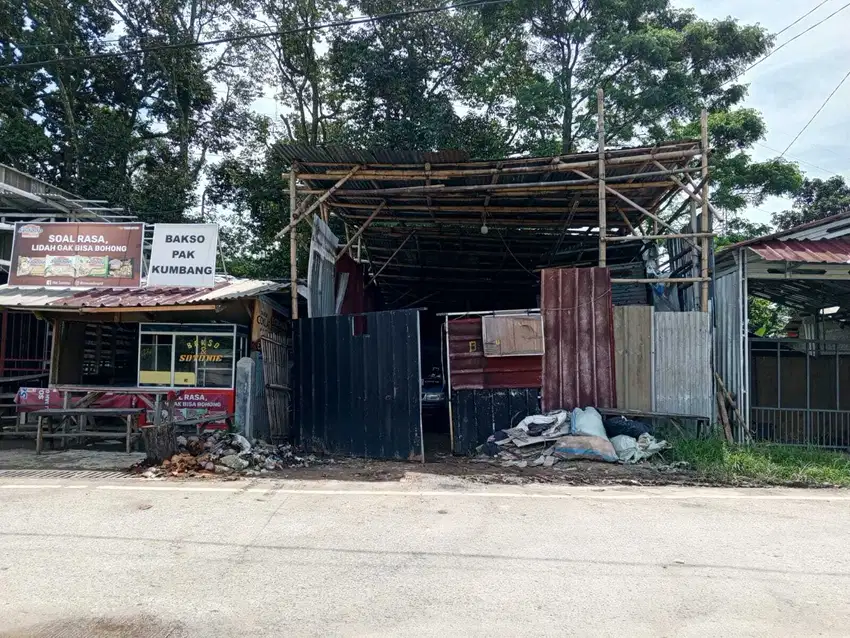 STRATEGIS TANAH DI PINGGIR JALAN DIJUAL