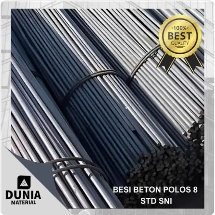 Besi Beton Polos 8 mm STD SNI