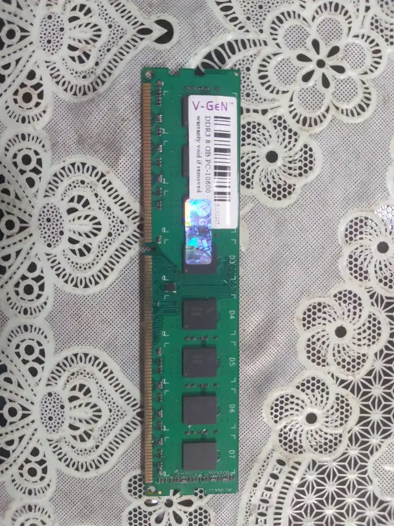 RAM Longdim DDR3 8GB V-Gen PC10600 untuk CPU Komputer