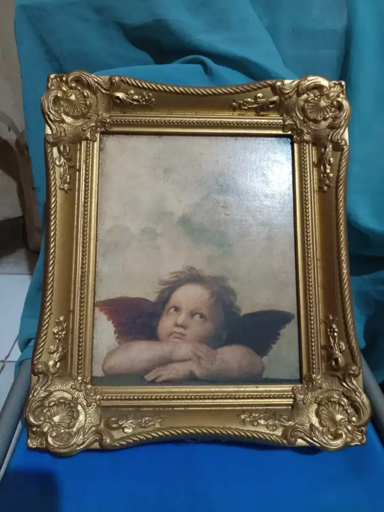 Bingkai foto klasik Warna emas